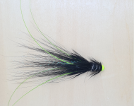 RS Dee Monkey Chartreuse Silver Conehead - Salmon Fishing Flies
